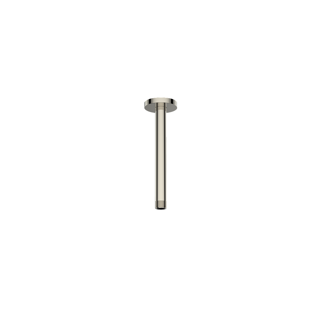 Vogt Round 8 inch Ceiling-Mount Shower Arm CA.02.08 in Polished Nickel