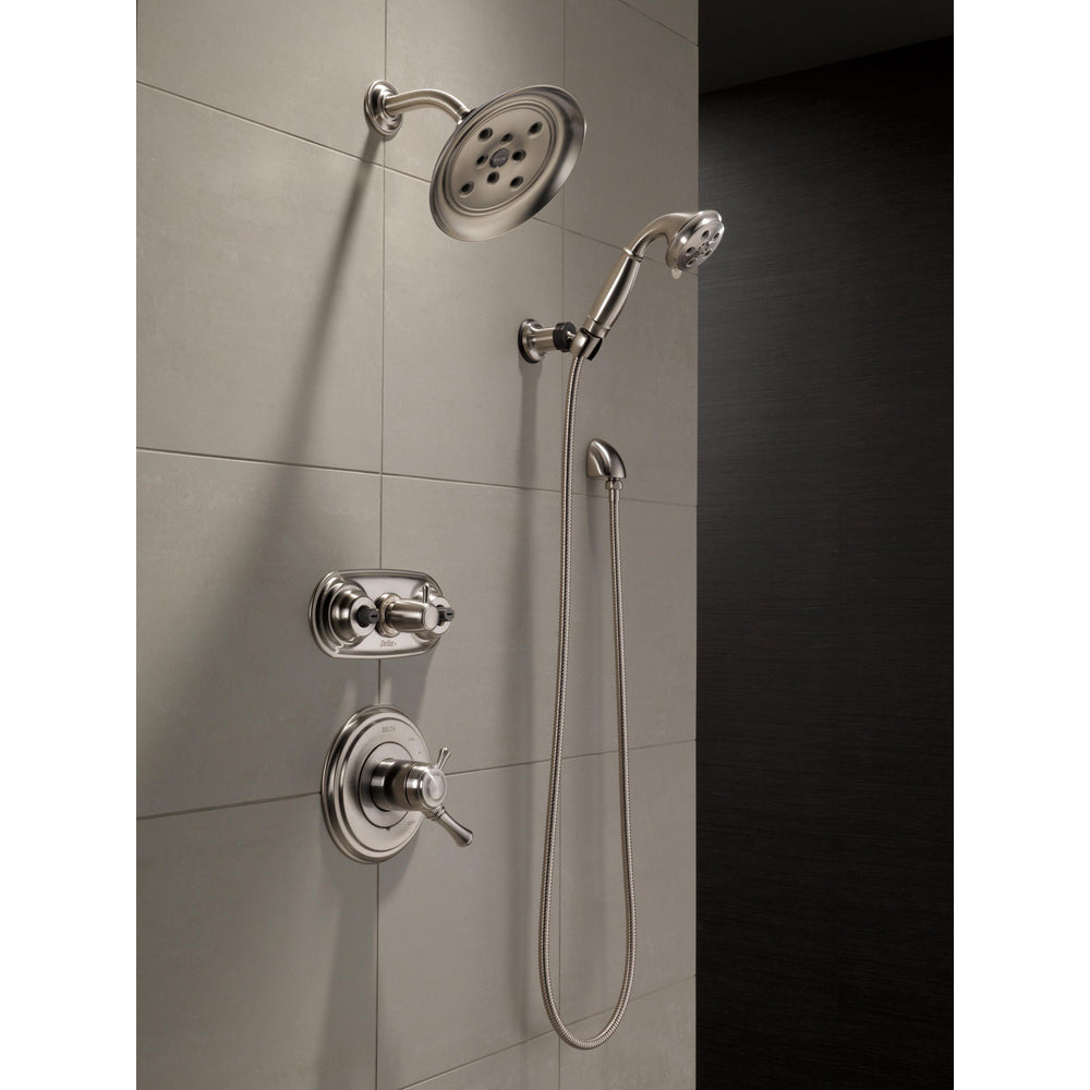 Delta Universal Showering H2Okinetic 3-Setting Adjustable Wall Mount Hand Shower - 55433