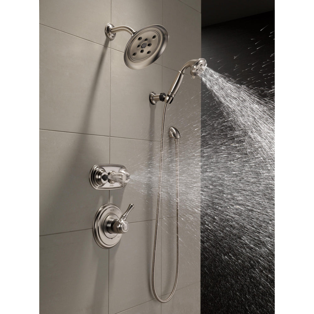 Delta Universal Showering H2Okinetic 3-Setting Adjustable Wall Mount Hand Shower - 55433