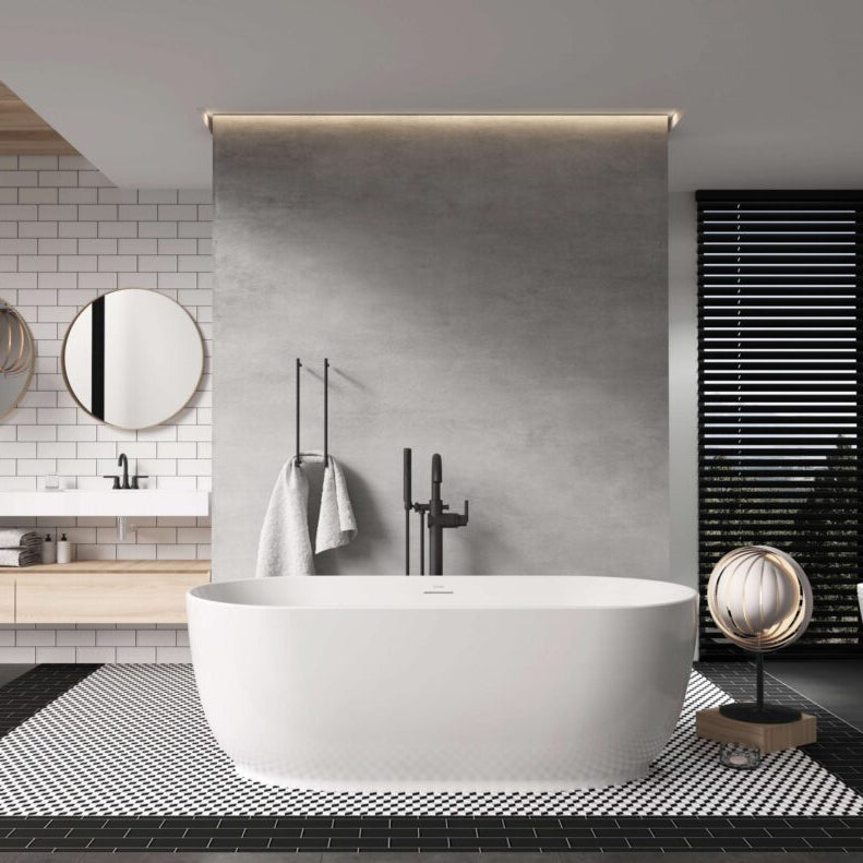 Mirolin Nuan 59" Freestanding Bathtub, CF1028