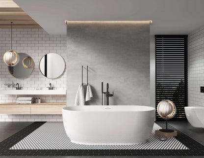 Mirolin Nuan 59" Freestanding Bathtub, CF1028