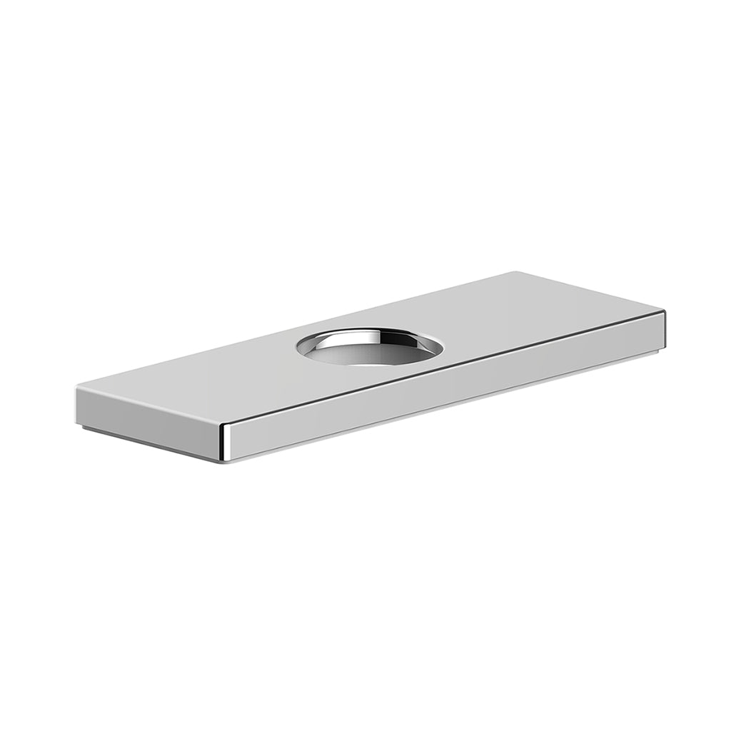 Vogt Rectangular Cover Plate for Lavatory Faucet in Polished Chrome - CP.01.06.CC