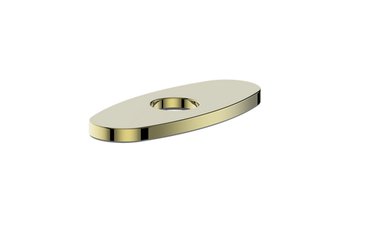 Vogt Oval Cover Plate for Lavatory Faucet in Brushed Gold - CP.02.06.BG