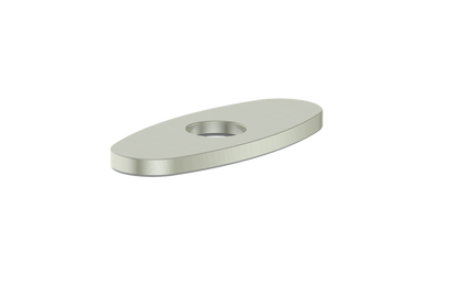 Vogt Oval Cover Plate for Lavatory Faucet in Brushed Nickel - CP.02.06.BN