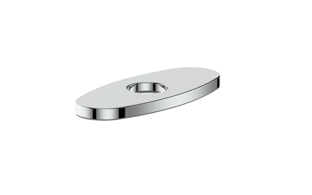 Vogt Oval Cover Plate for Lavatory Faucet in Polished Chrome - CP.02.06.CC