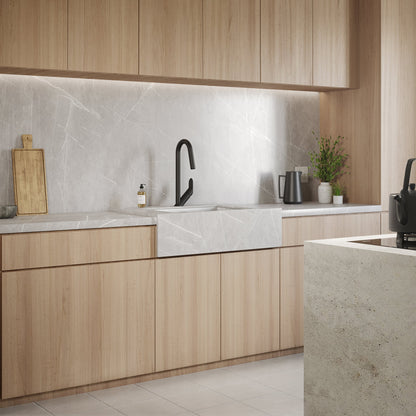 Baril Angle Single-Hole Kitchen Faucet With 2-Function Pull-Down Spray - CUI-1940-02L