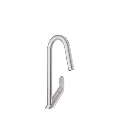 Baril Angle Single-Hole Kitchen Faucet With 2-Function Pull-Down Spray - CUI-1940-02L