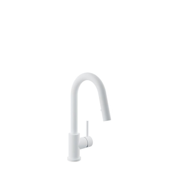 Baril Unick Kitchen Faucet - White