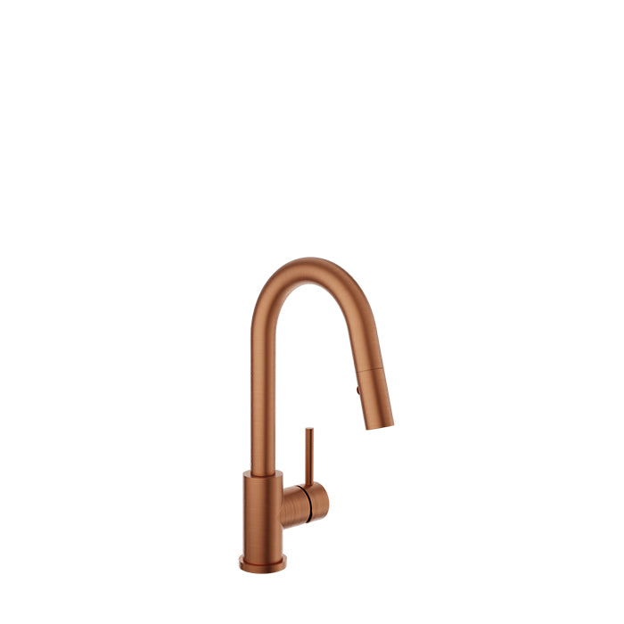 Baril Unick Kitchen Faucet - Satin Copper