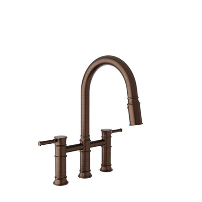 Baril Villa Bridge Kitchen Faucet - Venetian Bronze