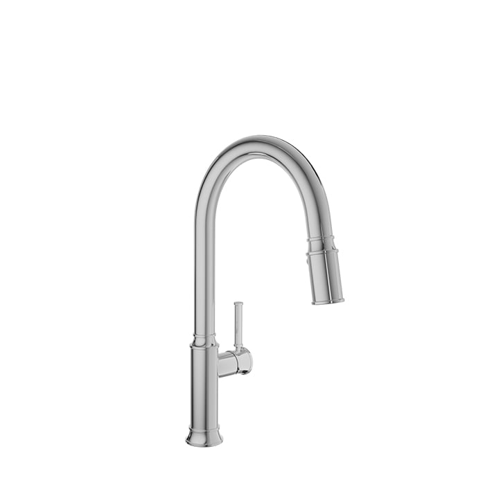 Baril Villa Single-Hole Kitchen Faucet - Polished Chrome