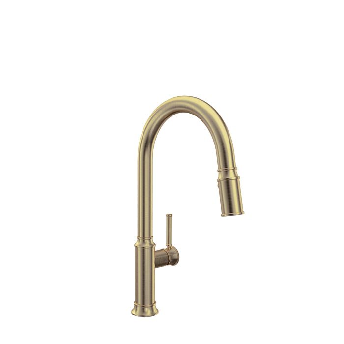 Baril Villa Single-Hole Kitchen Faucet - Warm Gold