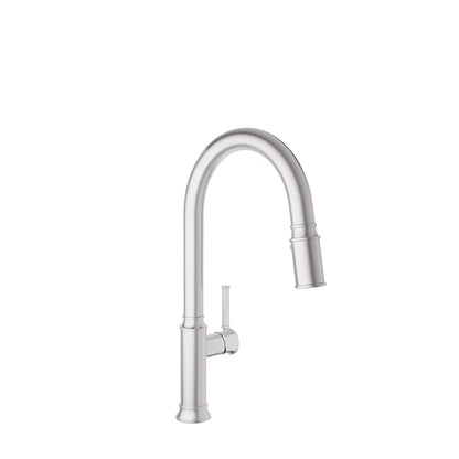 Baril Villa Single-Hole Kitchen Faucet - Stainless Steel