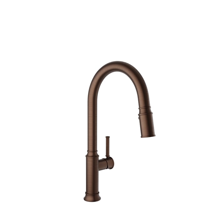 Baril Villa Single-Hole Kitchen Faucet - Venetian Bronze