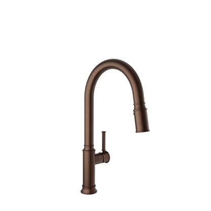 Baril Villa Single-Hole Kitchen Faucet - Venetian Bronze