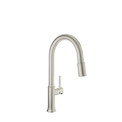 Baril Villa Single-Hole Kitchen Faucet - Polished Nickel