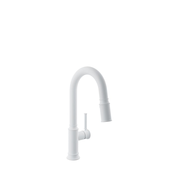 Baril Villa Compact Kitchen Faucet - White