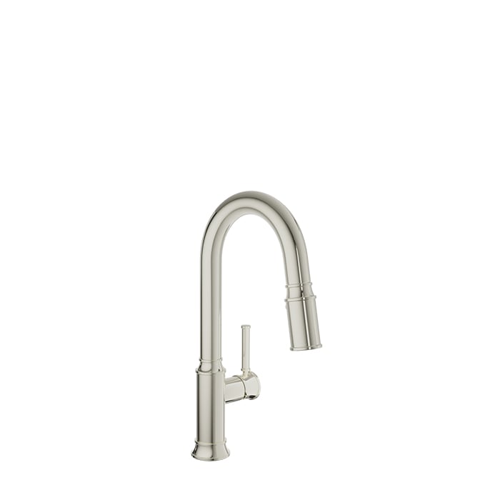 Baril Villa Compact Kitchen Faucet - Polished Nickel