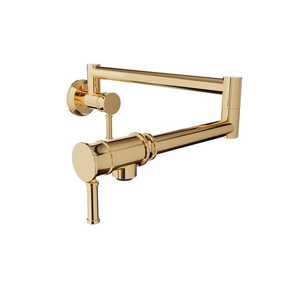 Baril Villa Wall-Mounted Pot Filler - Gold