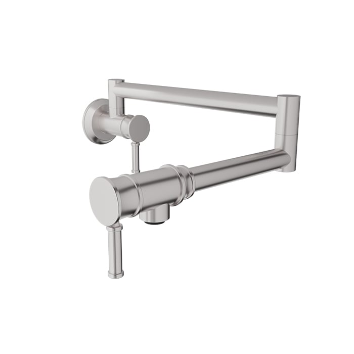 Baril Villa Wall-Mounted Pot Filler - Stainless Steel