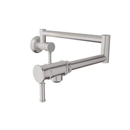 Baril Villa Wall-Mounted Pot Filler - Stainless Steel