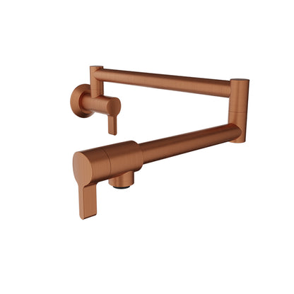 Baril Arte Single-Hole Wall-Mounted Pot Filler With Two Handles - CUI-4293-00L
