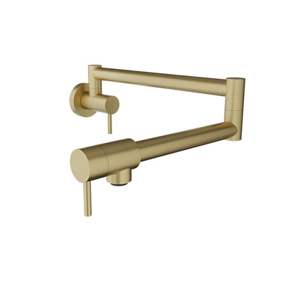 Baril Unick Pot Filler - Satin Brass