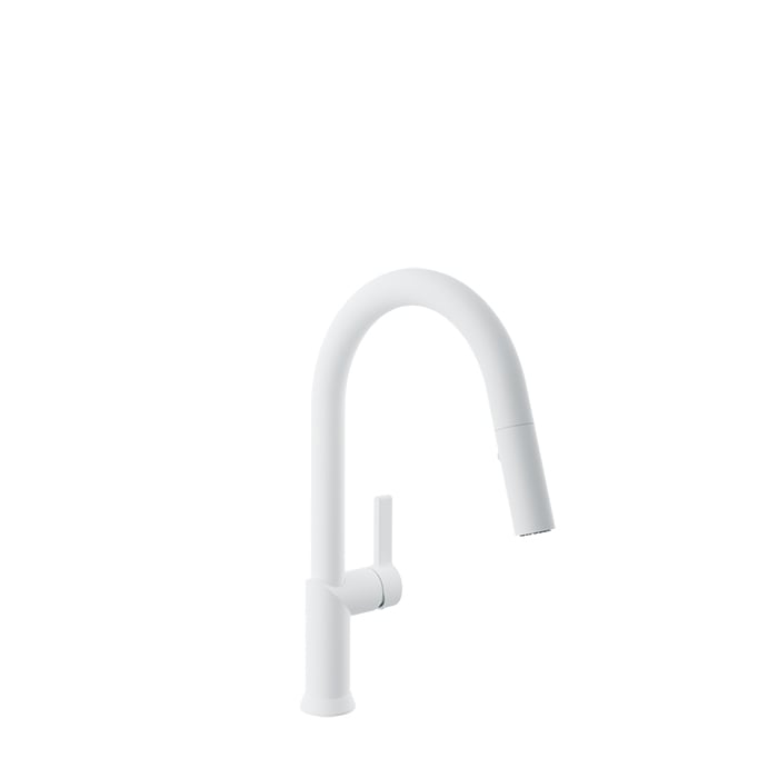 Baril Vision Kitchen Faucet - White