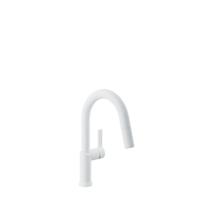Baril Vision Kitchen Faucet - White