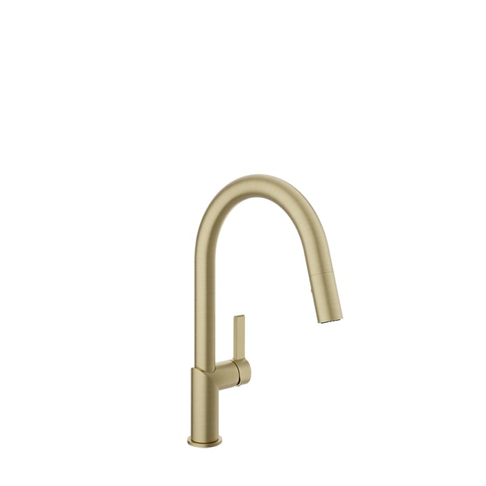Baril Vision Kitchen Faucet - Satin Brass