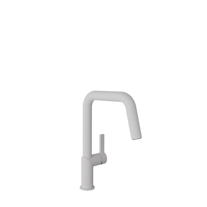 Baril Vision Kitchen Faucet - White