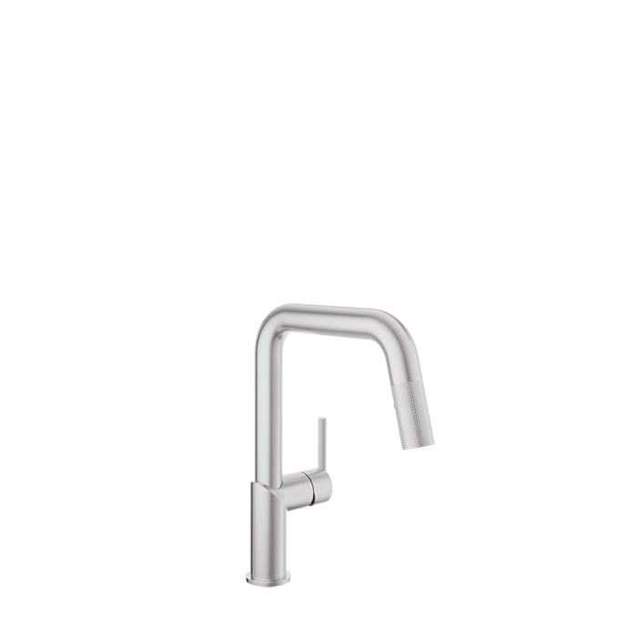 Baril Vision Two-Tone Single-Hole Kitchen Faucet With 2-Function Pull-Down Spray - CUI-9250-22L - Stainless Steel