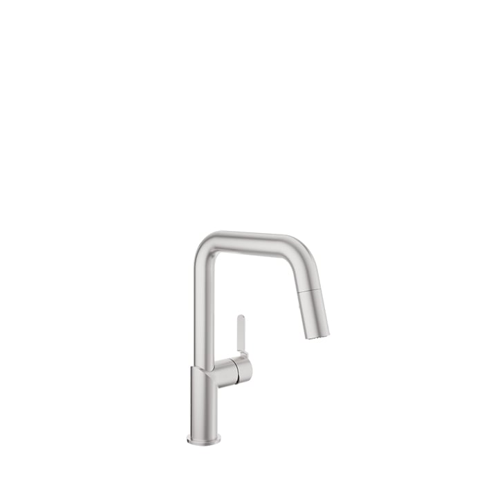 Baril Vision Two-Tone Single-Hole Kitchen Faucet With 2-Function Pull-Down Spray - CUI-9250-32L - Stainless Steel