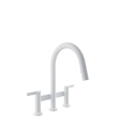 Baril Arte Bridge Kitchen Faucet With 2-Function Pull-Down Spray - CUI-9320-02L