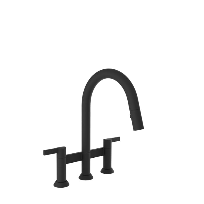 Baril Arte Bridge Kitchen Faucet With 2-Function Pull-Down Spray - CUI-9320-02L