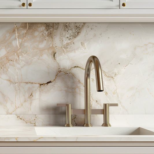 Baril Arte Bridge Kitchen Faucet With 2-Function Pull-Down Spray - CUI-9320-02L