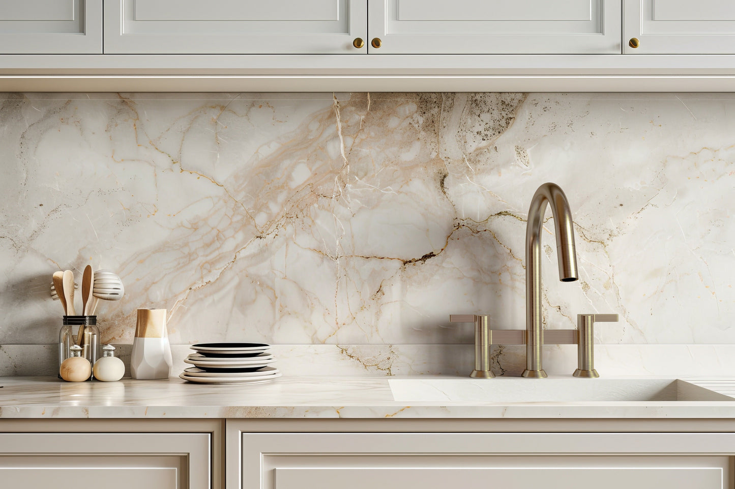 Baril Arte Bridge Kitchen Faucet With 2-Function Pull-Down Spray - CUI-9320-02L