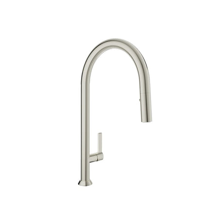 Baril Arte 19" High Single-Hole Kitchen Faucet With 2-Function Pull-Down Spray - CUI-9335-02L