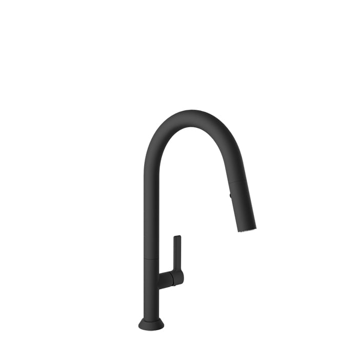 Baril Arte 16.5" High Single-Hole Kitchen Faucet With 2-Function Pull-Down Spray - CUI-9340-02L