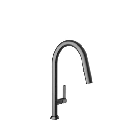 Baril Arte 16.5" High Single-Hole Kitchen Faucet With 2-Function Pull-Down Spray - CUI-9340-02L