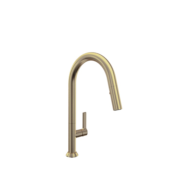 Baril Arte 16.5" High Single-Hole Kitchen Faucet With 2-Function Pull-Down Spray - CUI-9340-02L