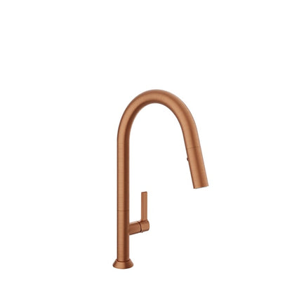 Baril Arte 16.5" High Single-Hole Kitchen Faucet With 2-Function Pull-Down Spray - CUI-9340-02L