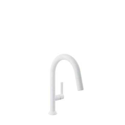 Baril Arte Single-Hole Bar / Prep Kitchen Faucet With 2-Function Pull-Down Spray - CUI-9345-02L