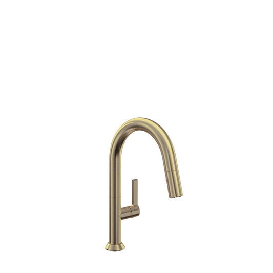 Baril Arte Single-Hole Bar / Prep Kitchen Faucet With 2-Function Pull-Down Spray - CUI-9345-02L