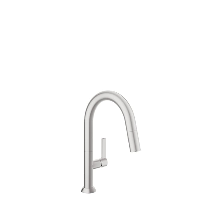 Baril Arte Single-Hole Bar / Prep Kitchen Faucet With 2-Function Pull-Down Spray - CUI-9345-02L