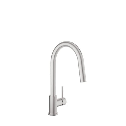 Baril Unick Single-Hole Kitchen Faucet With Side Lever And 2-Function Pull-Down Spray - CUI-9540-35L - Stainless Steel
