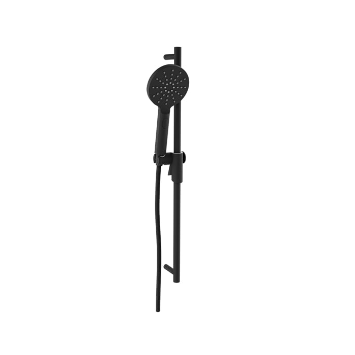 Baril 3-Spray Sliding Shower Bar - DGL-2070-57 - Matte Black