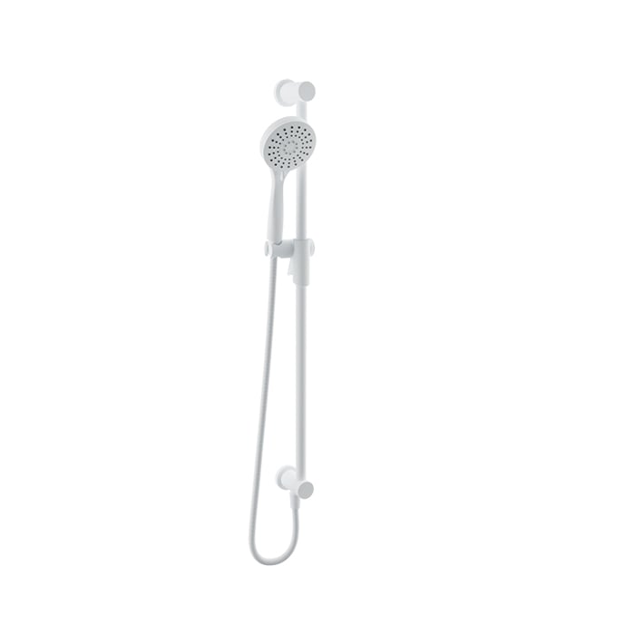 Baril Moderne 3-Spray Sliding Shower Bar With Built-In Supply Elbow - DGL-2175-52 - White