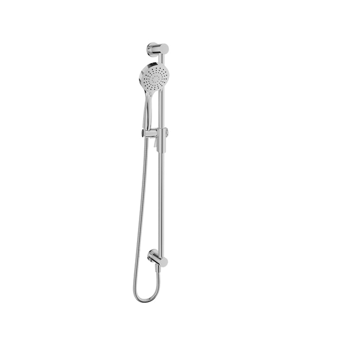 Baril Moderne 3-Spray Sliding Shower Bar With Built-In Supply Elbow - DGL-2175-52 - Polished Chrome
