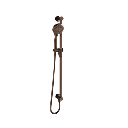 Baril Moderne 3-Spray Sliding Shower Bar With Built-In Supply Elbow - DGL-2175-52 - Venetian Bronze